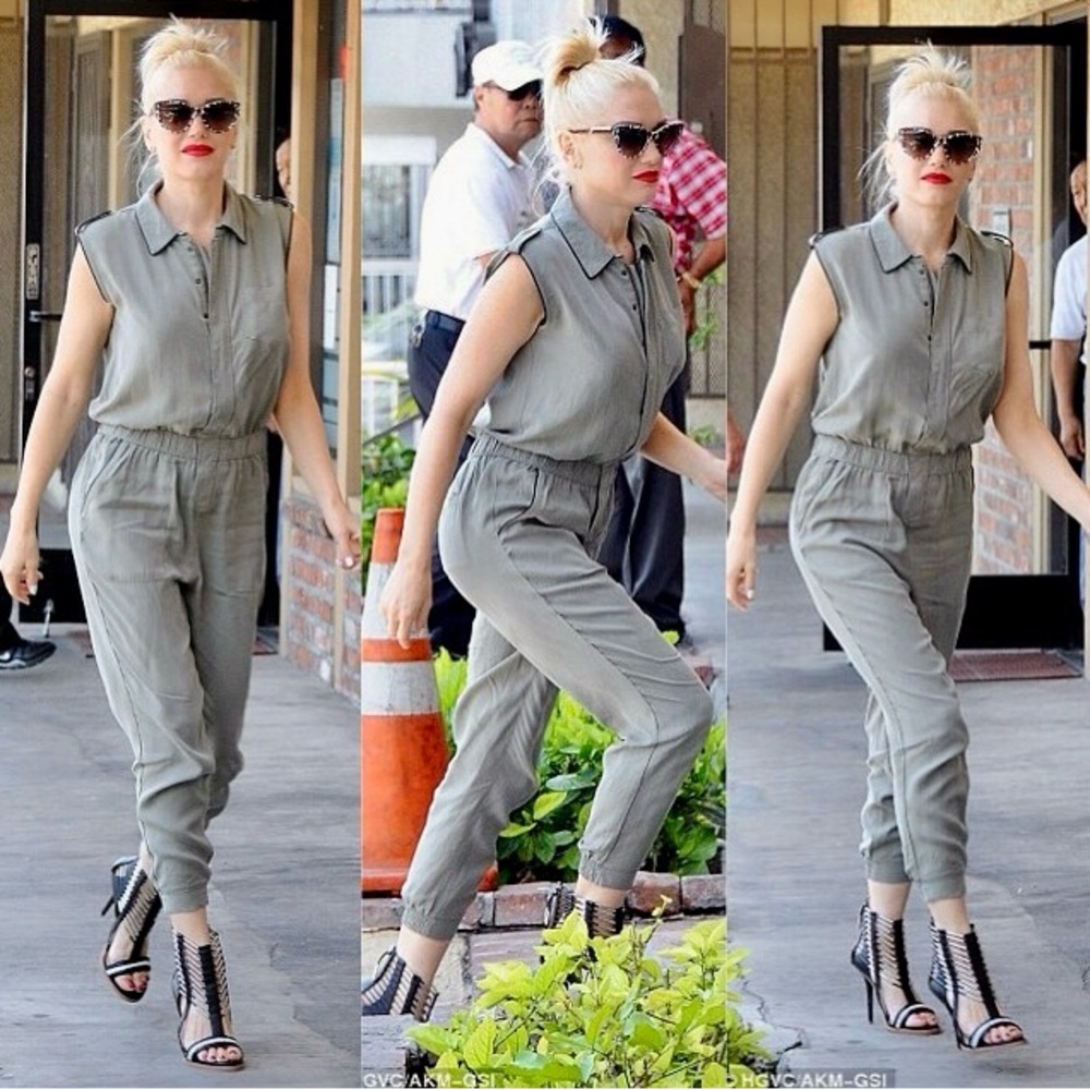 ZARA Stylish Gray Sleeveless Jumpsuit